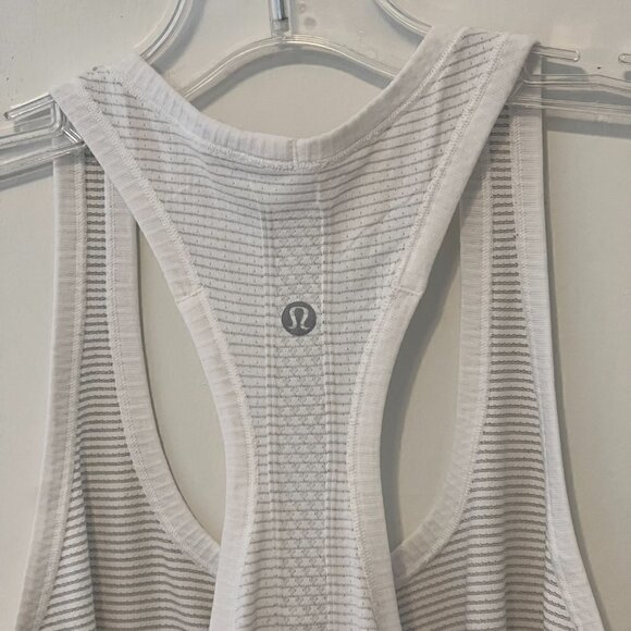 Lululemon Run Swiftly Racerback White 12 NWOT - Picture 9 of 12